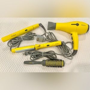 Dry bar Blow Dryer and Rotating Curling Iron